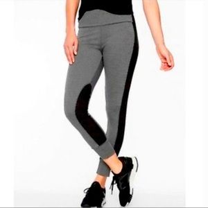 Athleta Essex Hybrid Pant Black Grey